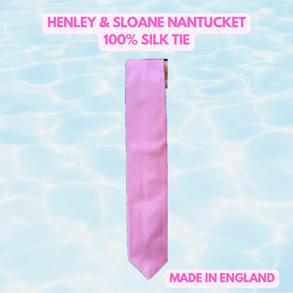 Henley & Sloane Nantucket 100% Silk Tie